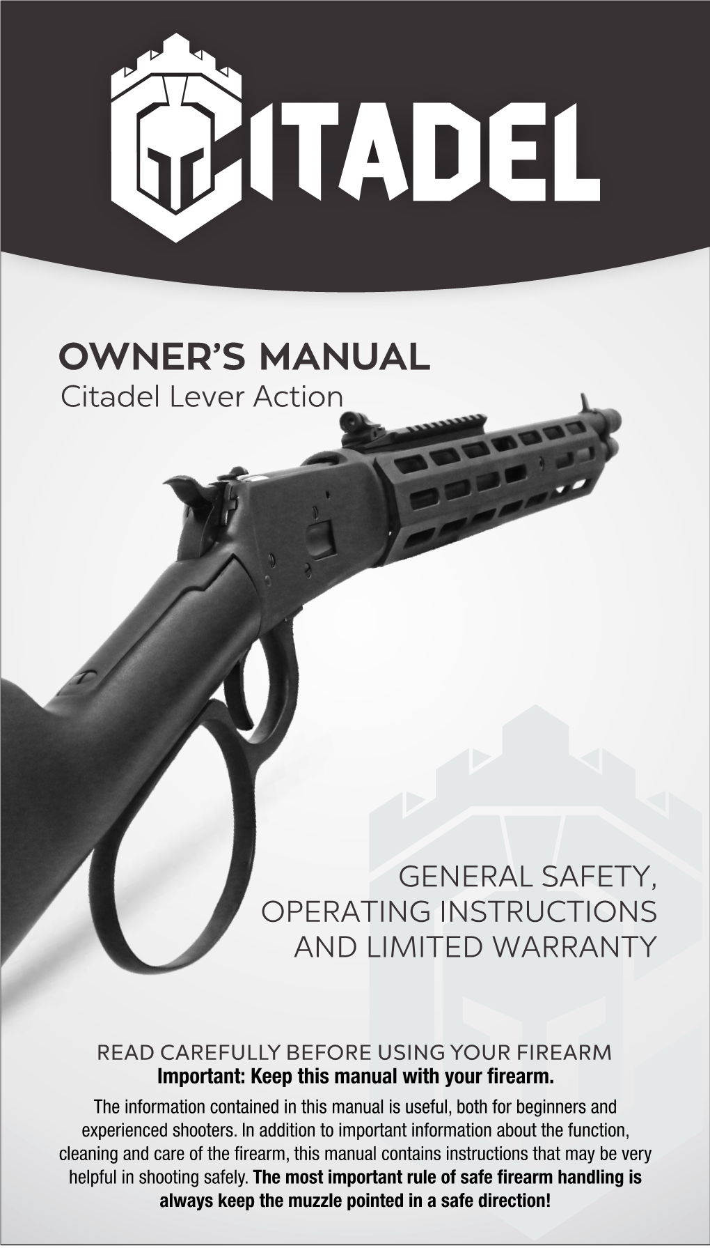 Citadel Lever Action Manual