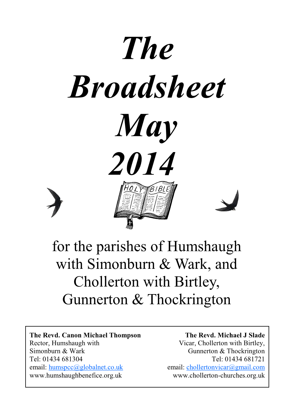 The Broadsheet May 2014