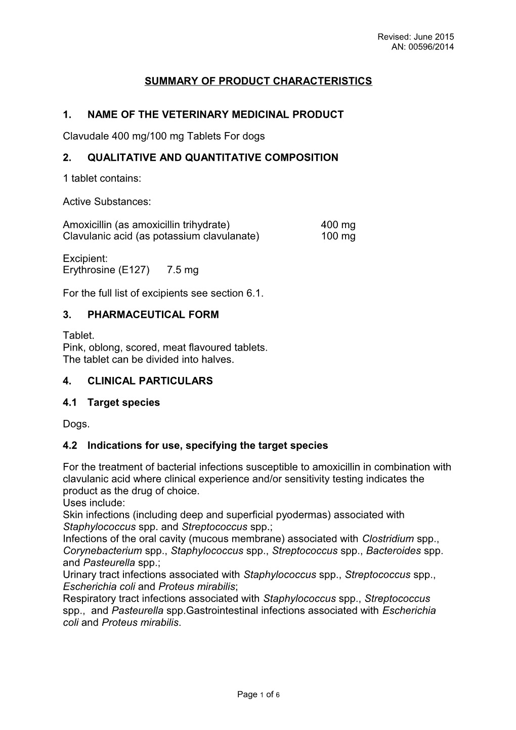 1. Name of the Veterinary Medicinal Product s30