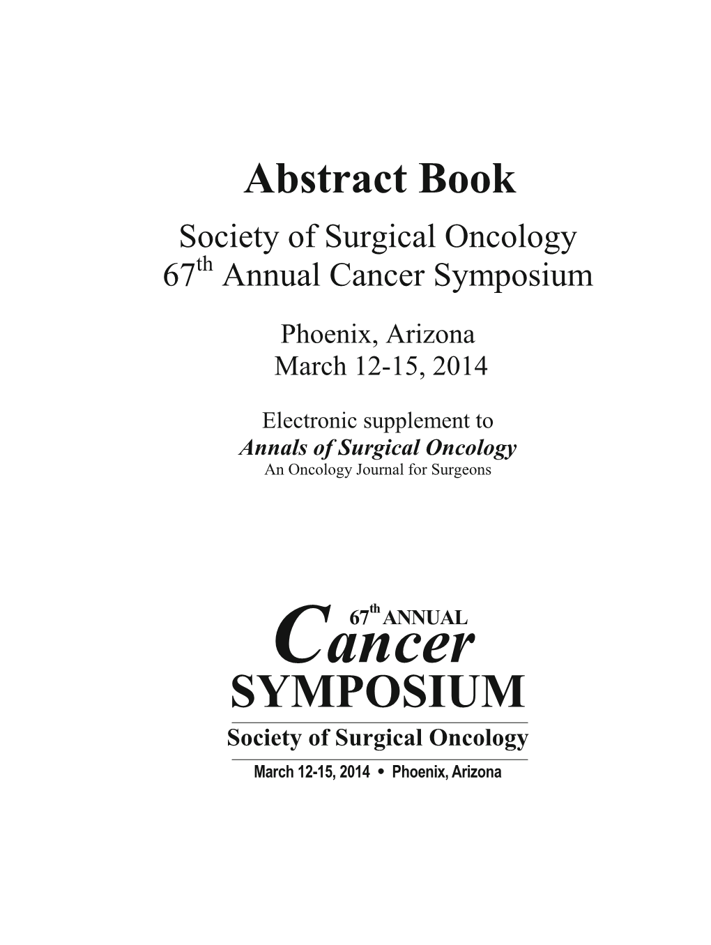 Cancer Symposium