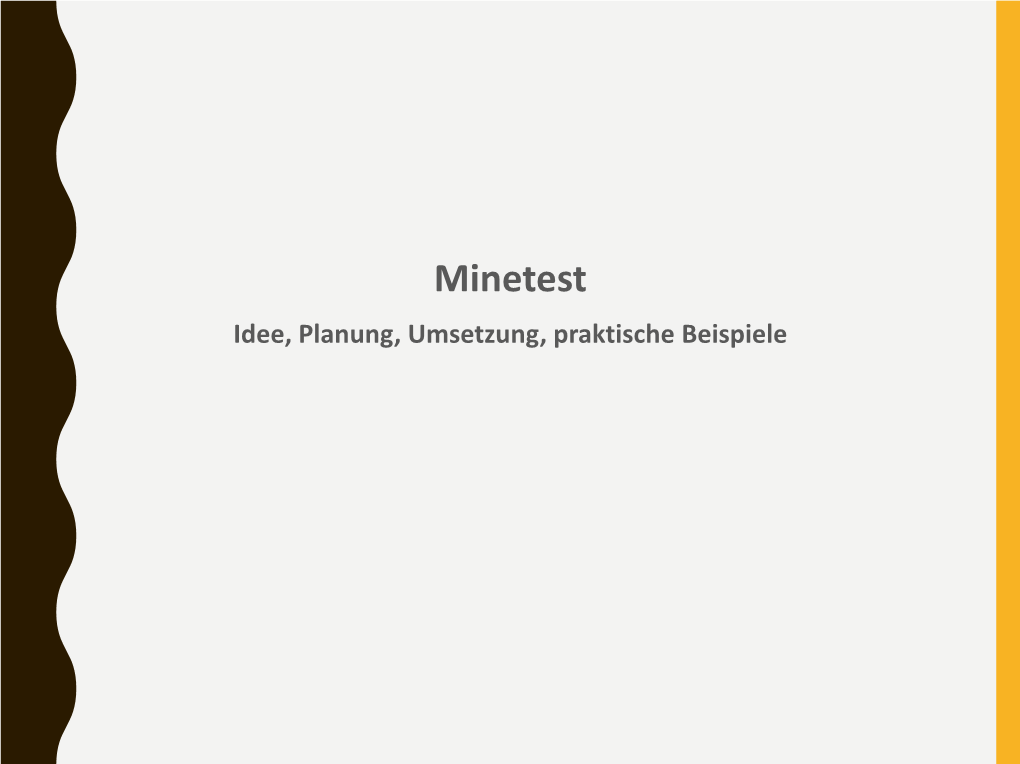 Minetest Idee, Planung, Umsetzung, Praktische Beispiele Was Ist Minetest?