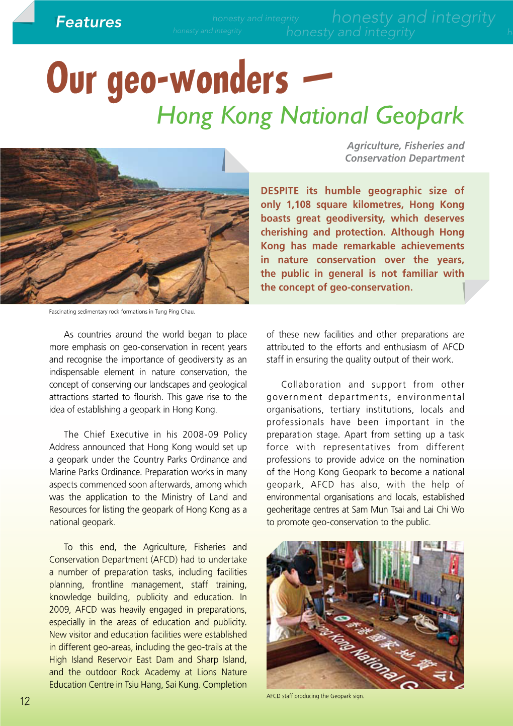 Our Geo-Wonders — Hong Kong National Geopark