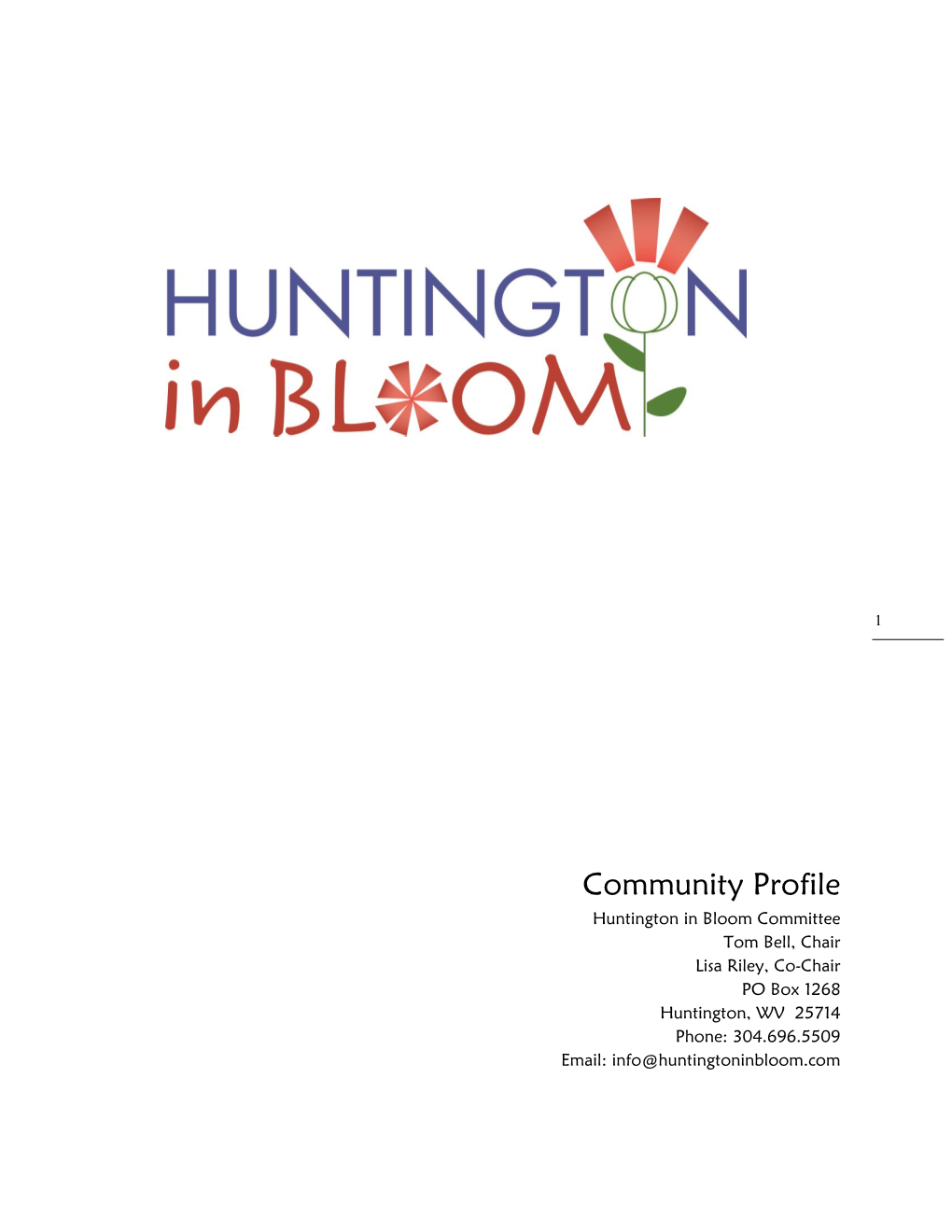 CLICK HERE to Download Huntington's Community Profile