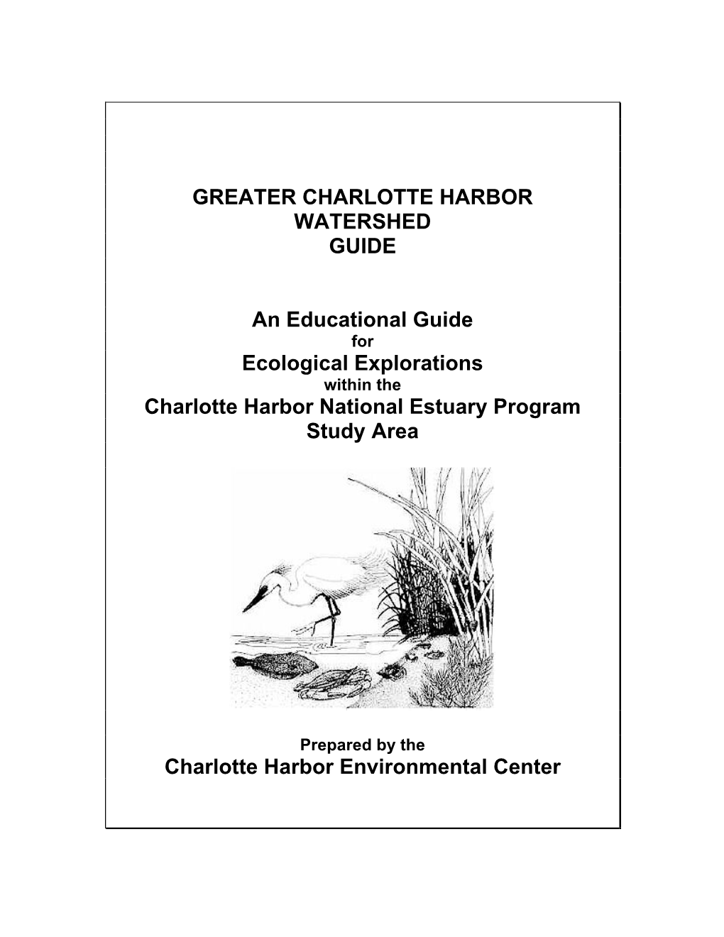 Greater Charlotte Harbor Watershed Guide