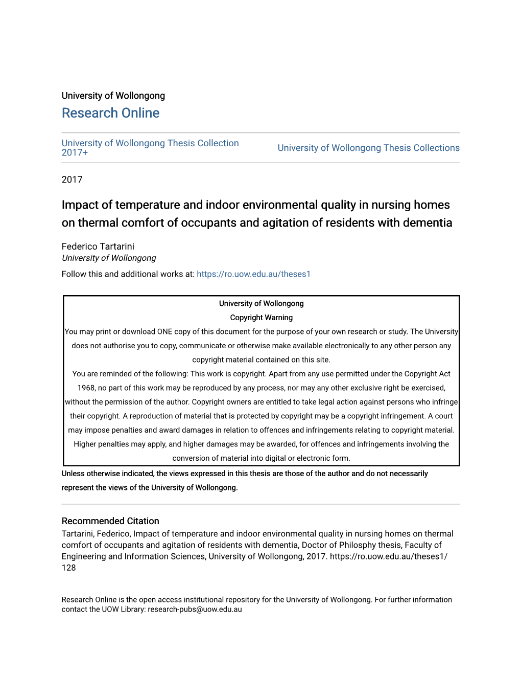Impact of Temperature and Indoor Environmental Quality in Nursing Homes on Thermal Comfort of Occupants and Agitation of Residents with Dementia