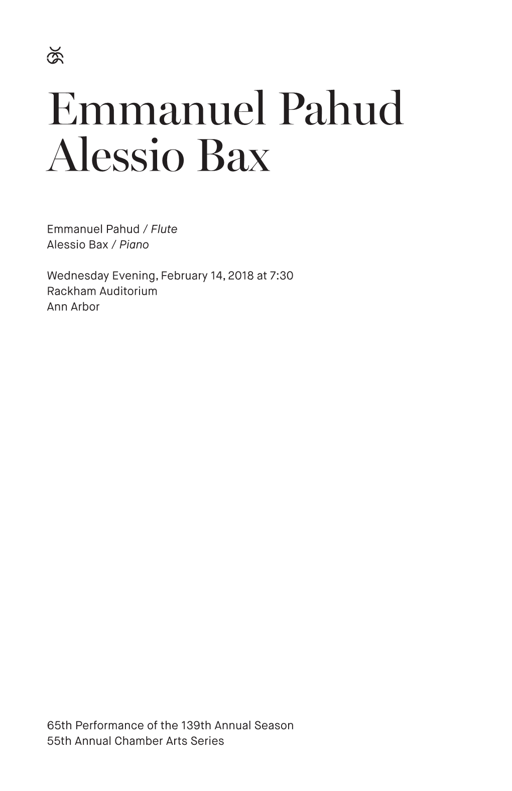 Emmanuel Pahud Alessio Bax