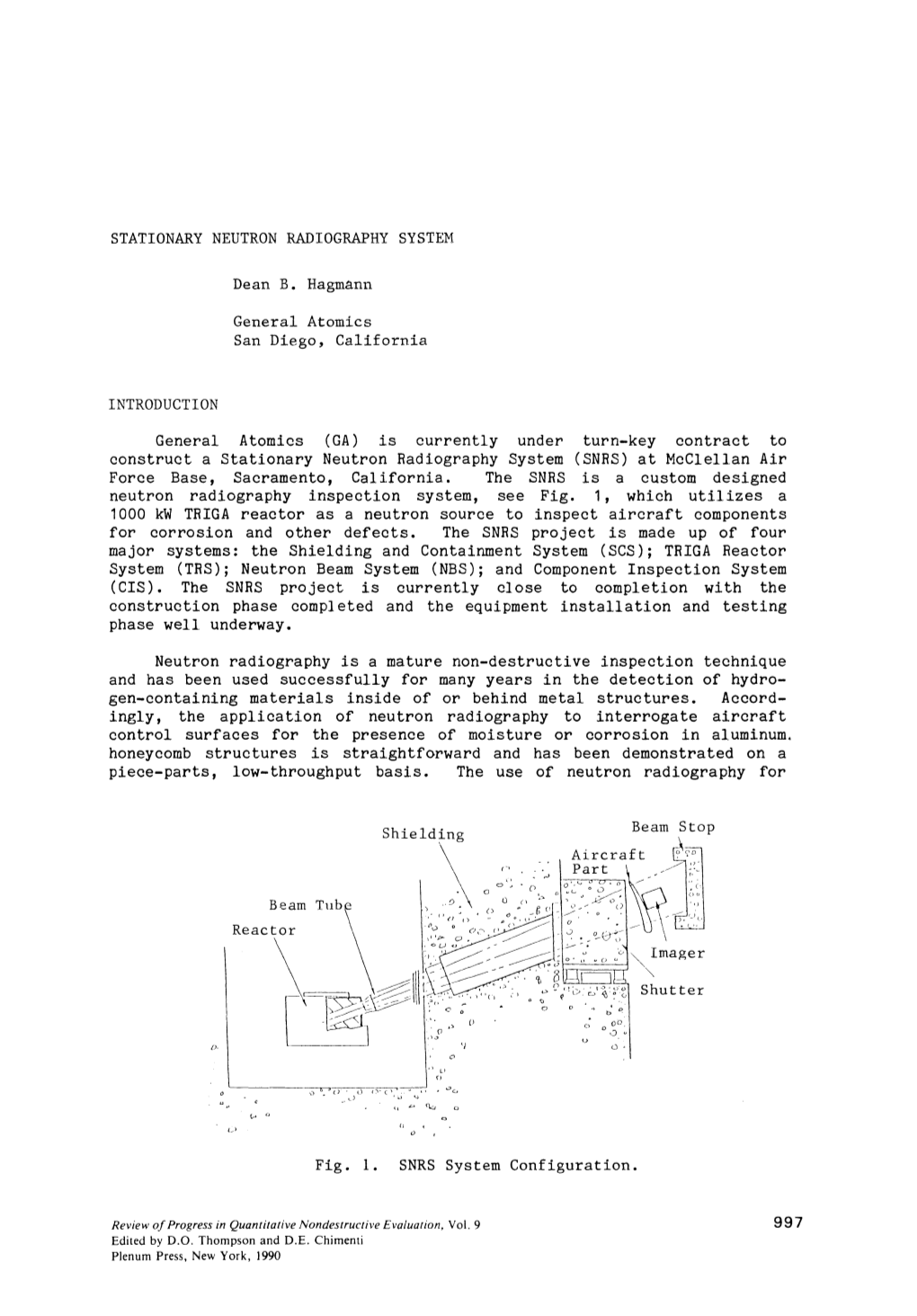 Stationary Neutron Radiography System