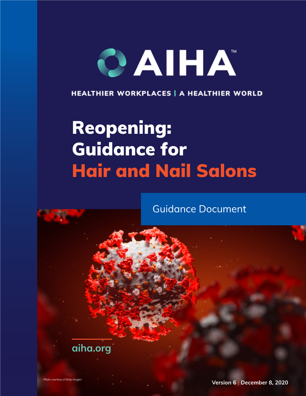 AIHA Reopening: Guidance for Hair and Nail Salons