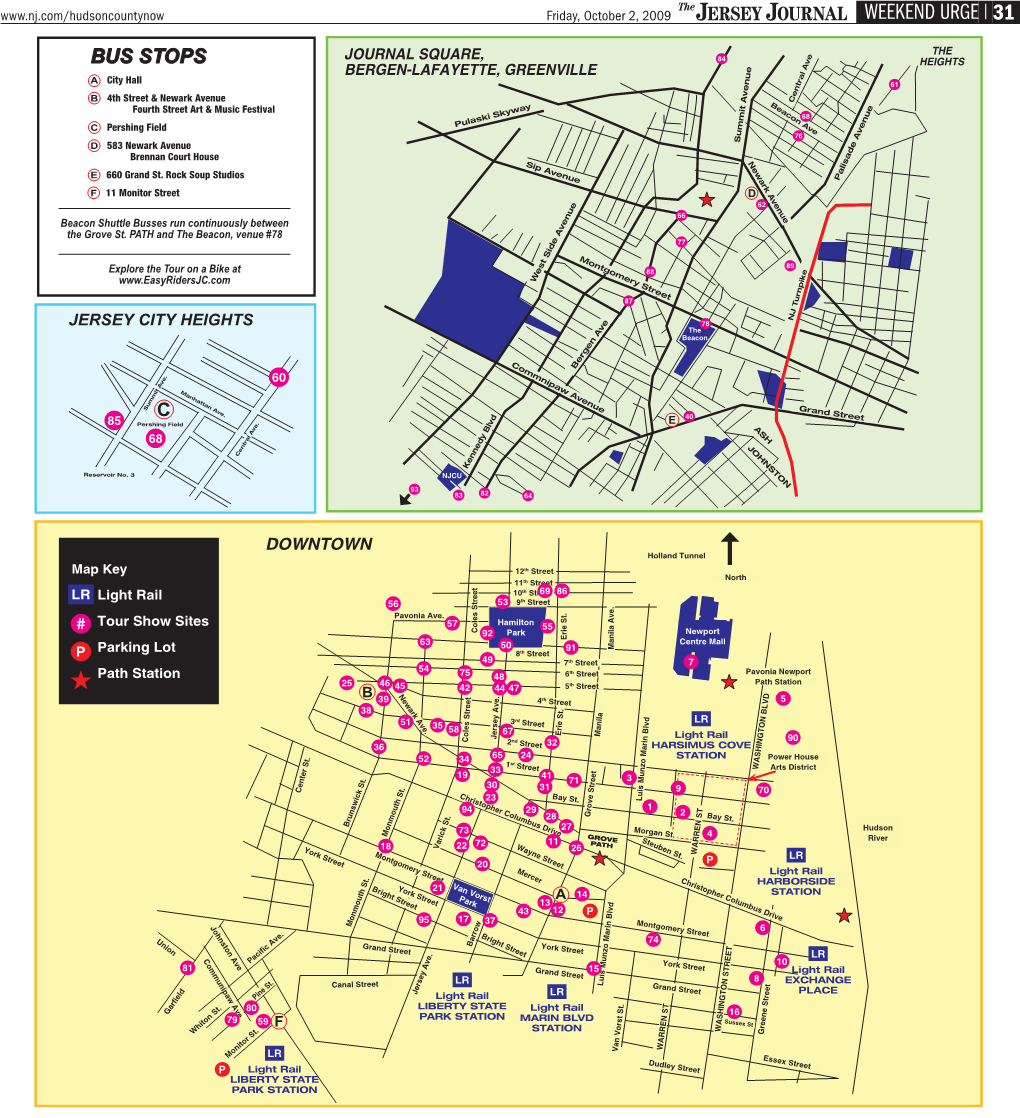 JC Studio Tour MAP PAGE.Indd