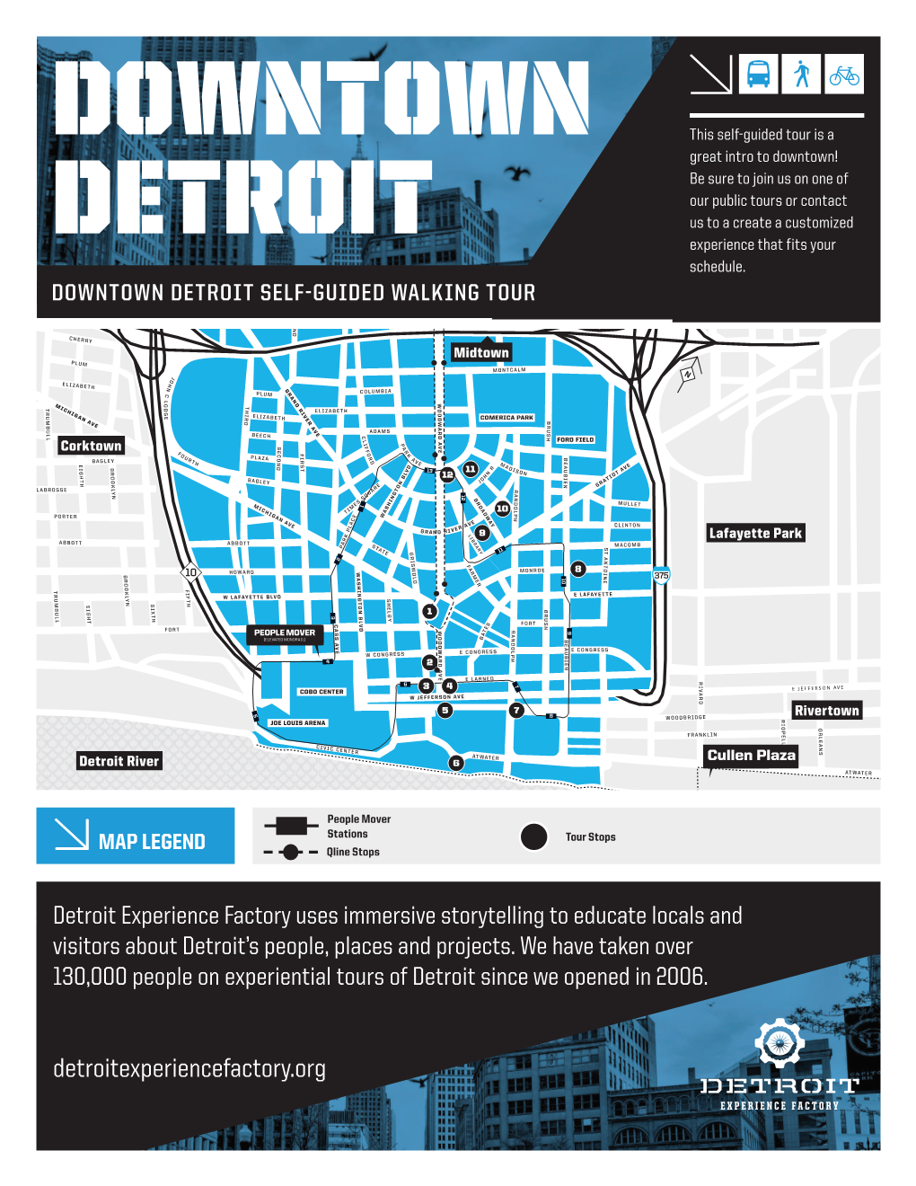 Downtown Detroit Self-Guided Walking Tour