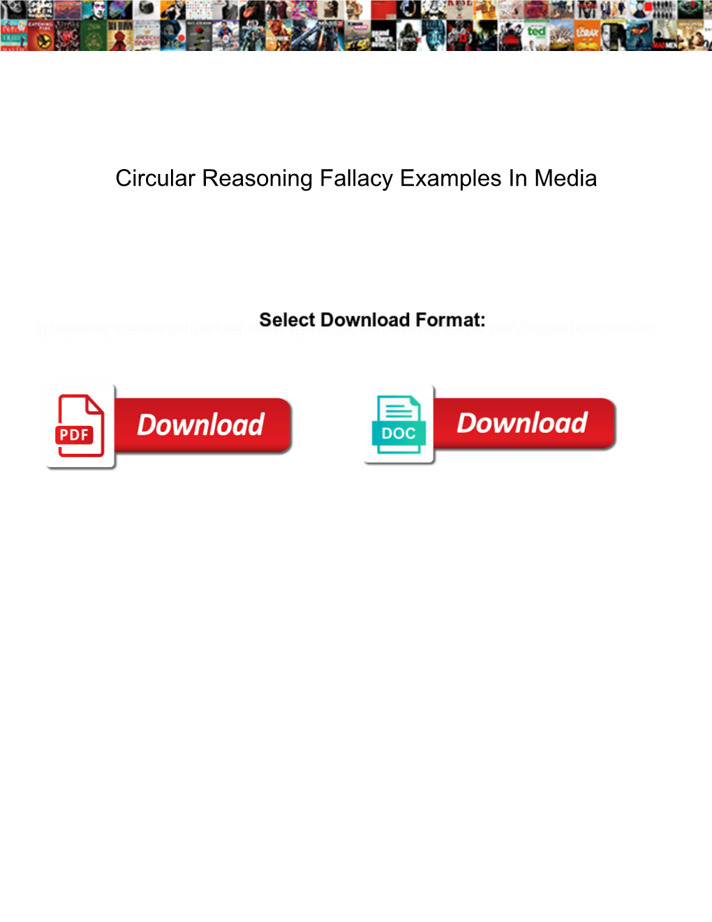 Circular Reasoning Fallacy Examples in Media