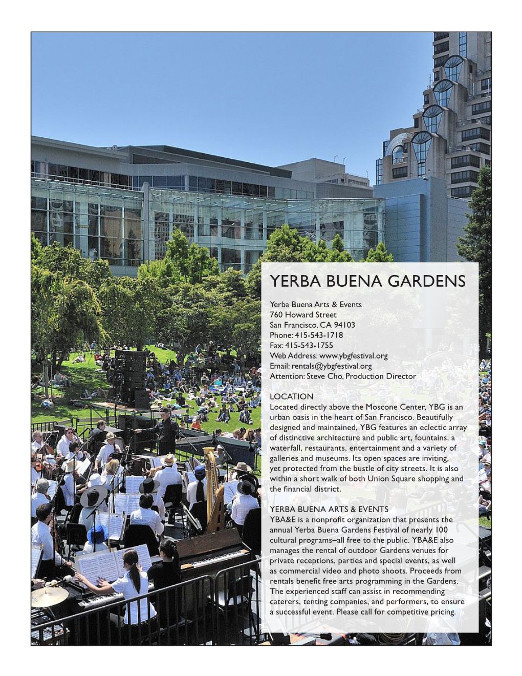 Yerba Buena Gardens Festival of Nearly 100 Cultural Programs–All Free to the Public