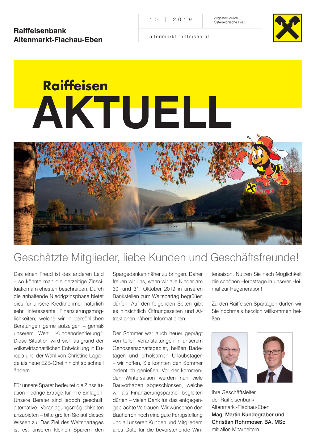 Aktuell Altenmarkt Spartage 2019.Pdf