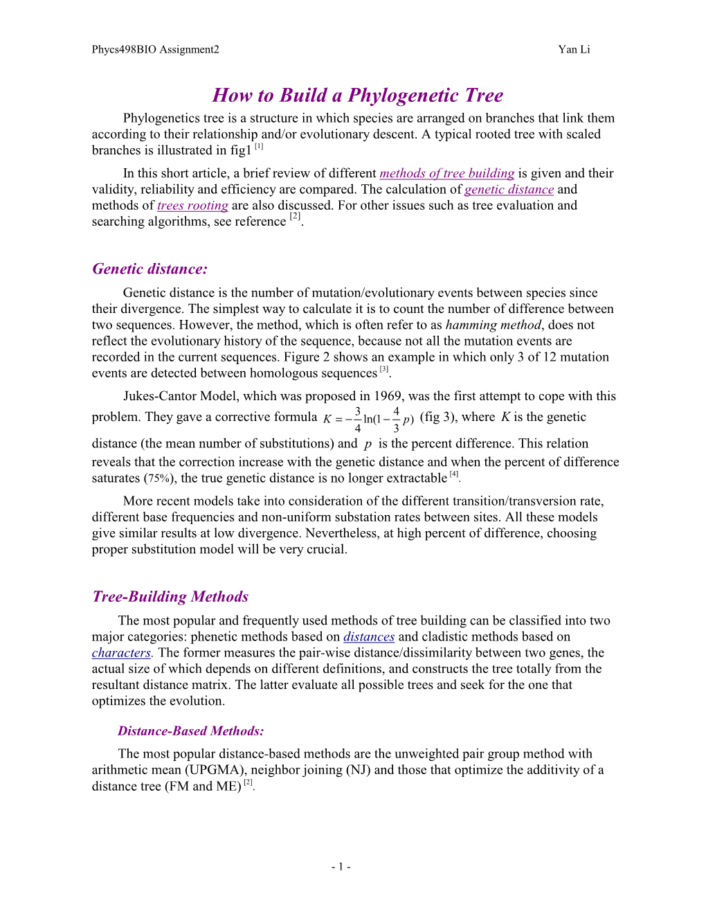 How to Build a Phylogenetic Tree