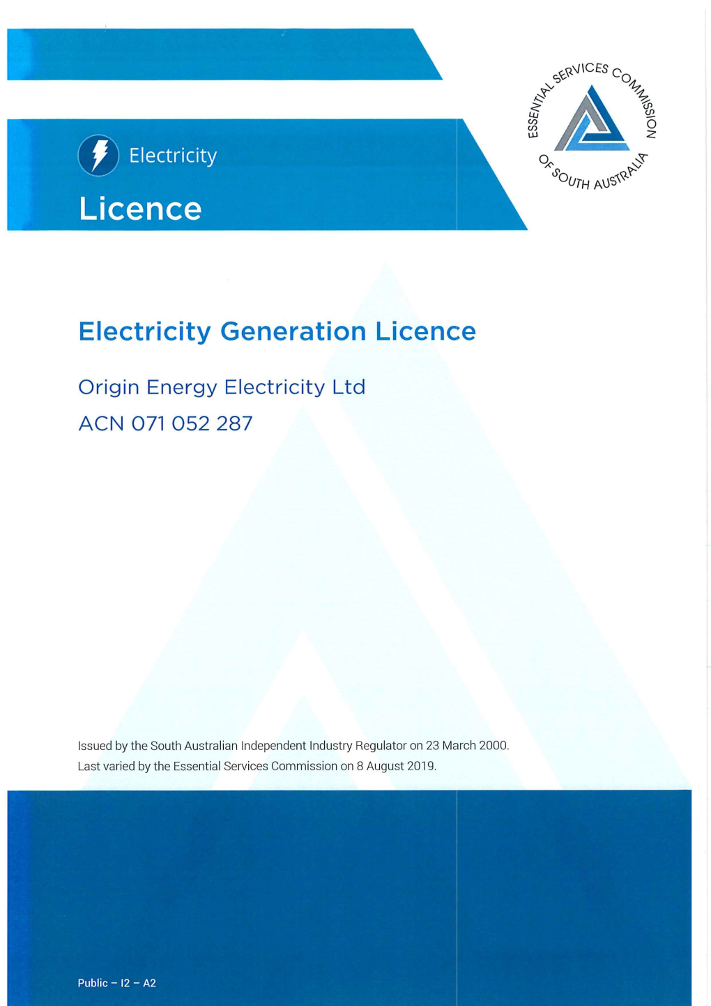 Electricity Generation Licence