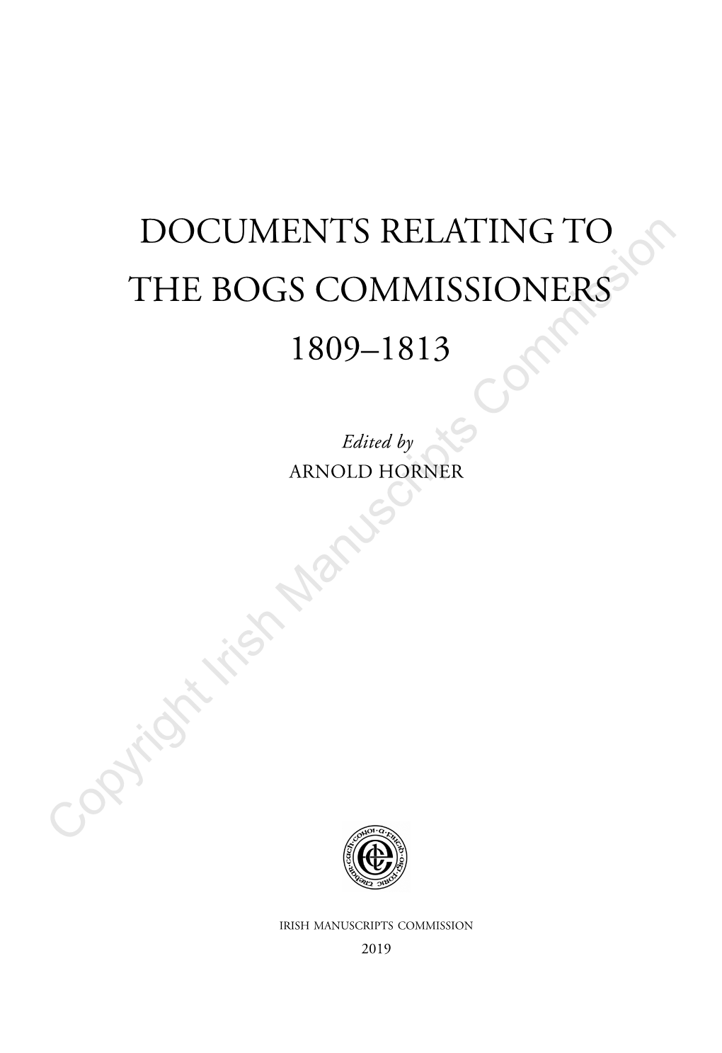 Copyright Irish Manuscripts Commission