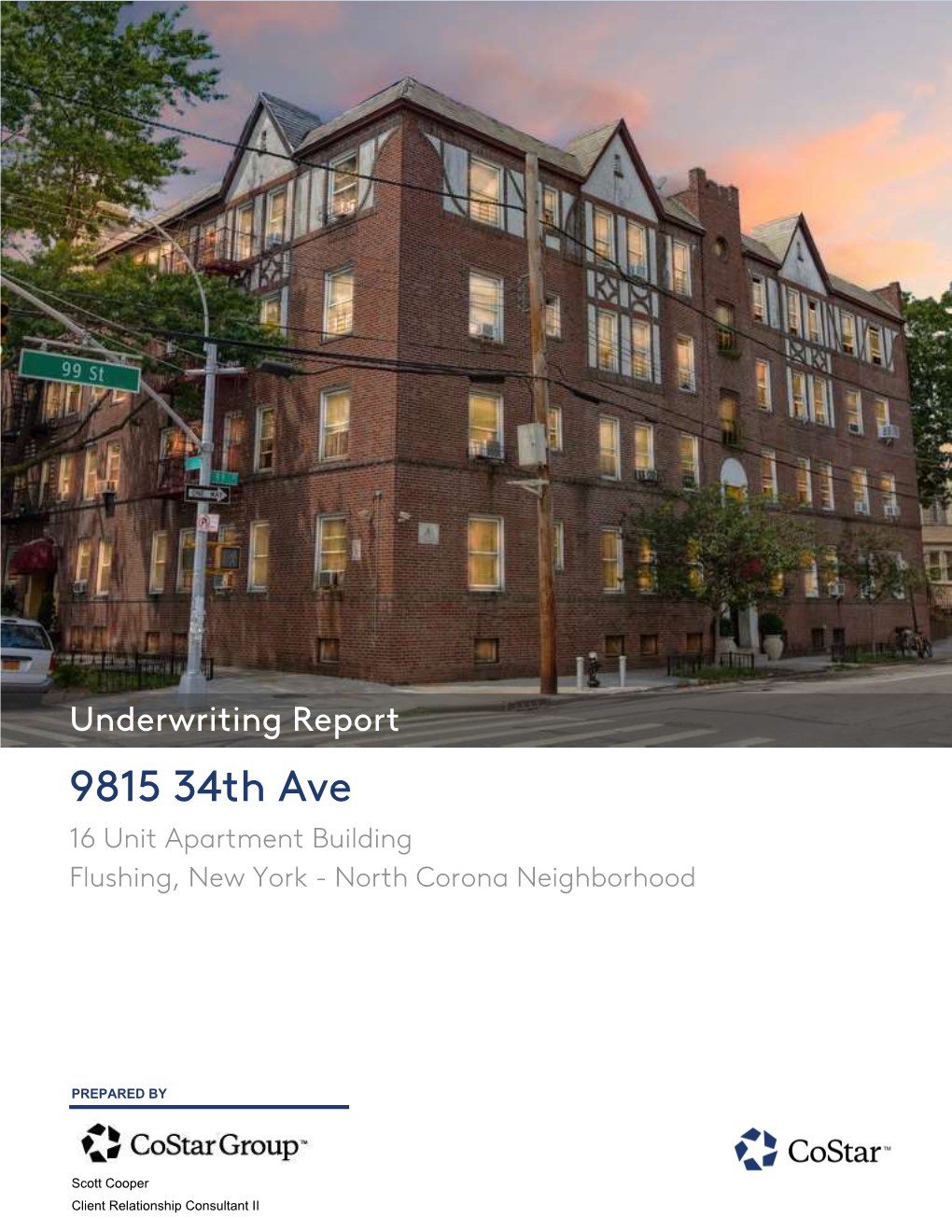 9815 34Th Ave 16 Unit Apartment Building Flushing, New York - North Corona Neighborhood