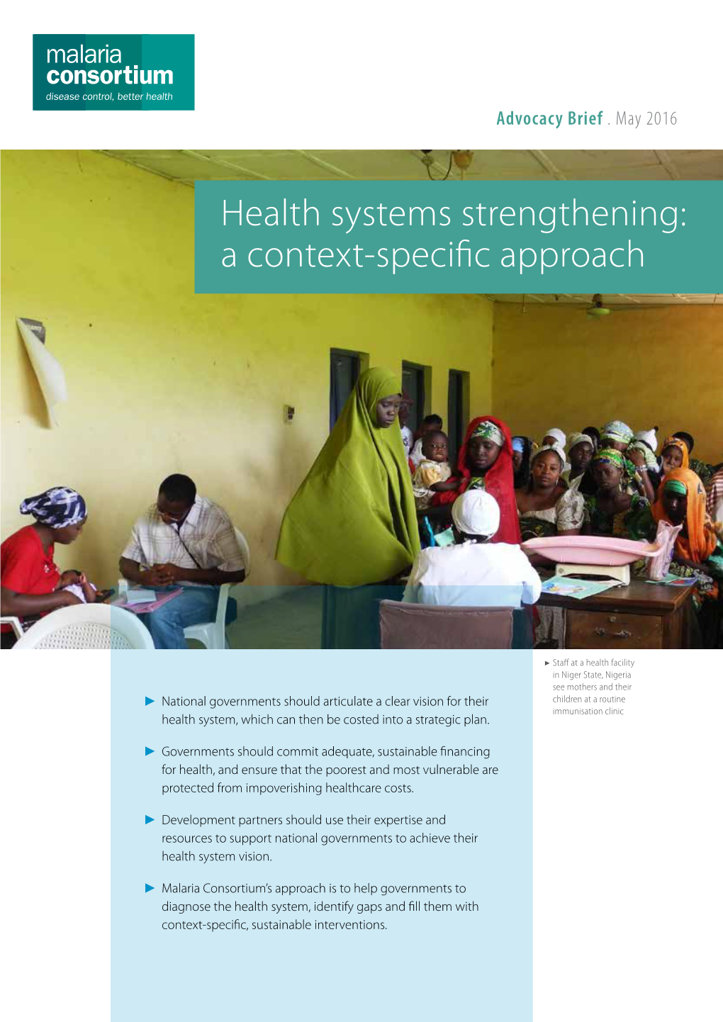 Health Systems Strengthening: a Context-Specific Approach