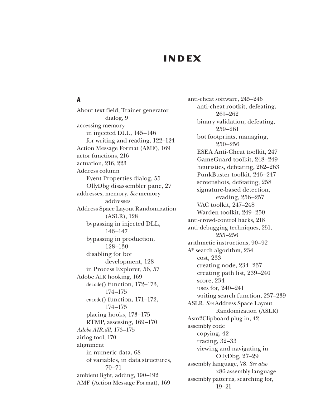 In Injected DLL, 145–146 for Writing and Reading, 122–124 Event