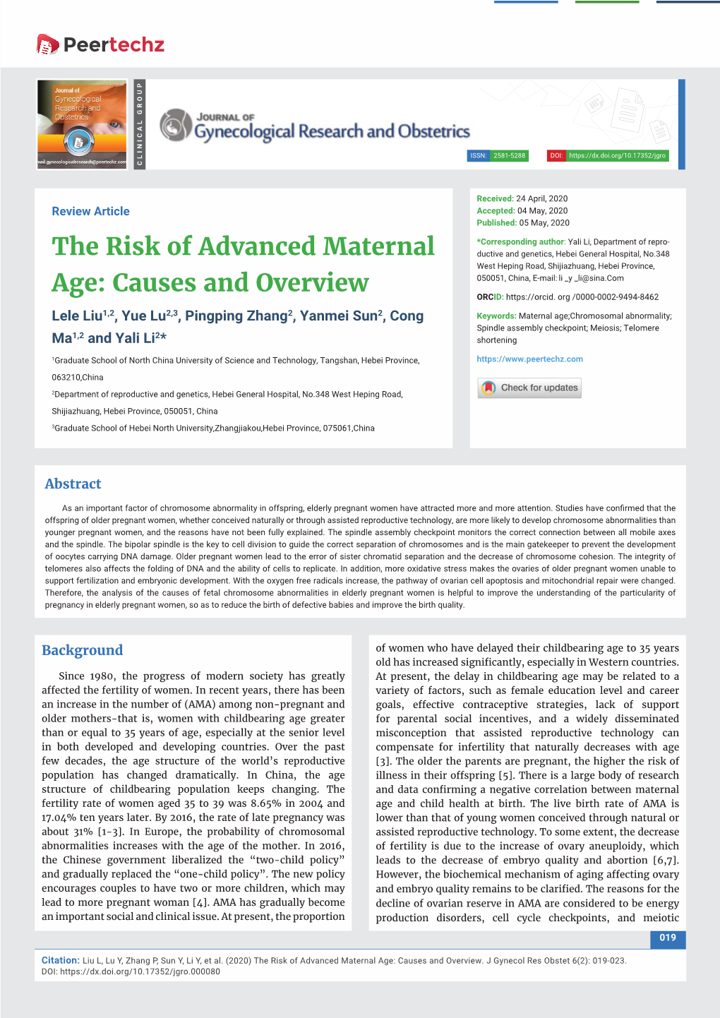 The Risk of Advanced Maternal Age: Causes and Overview