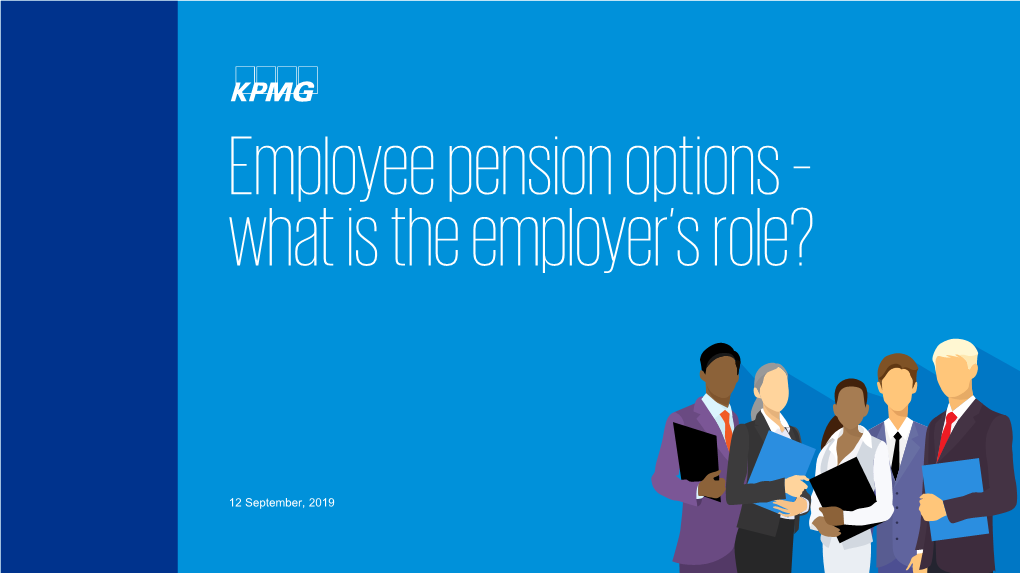 Employee Pension Options – What Is the Employer's Role