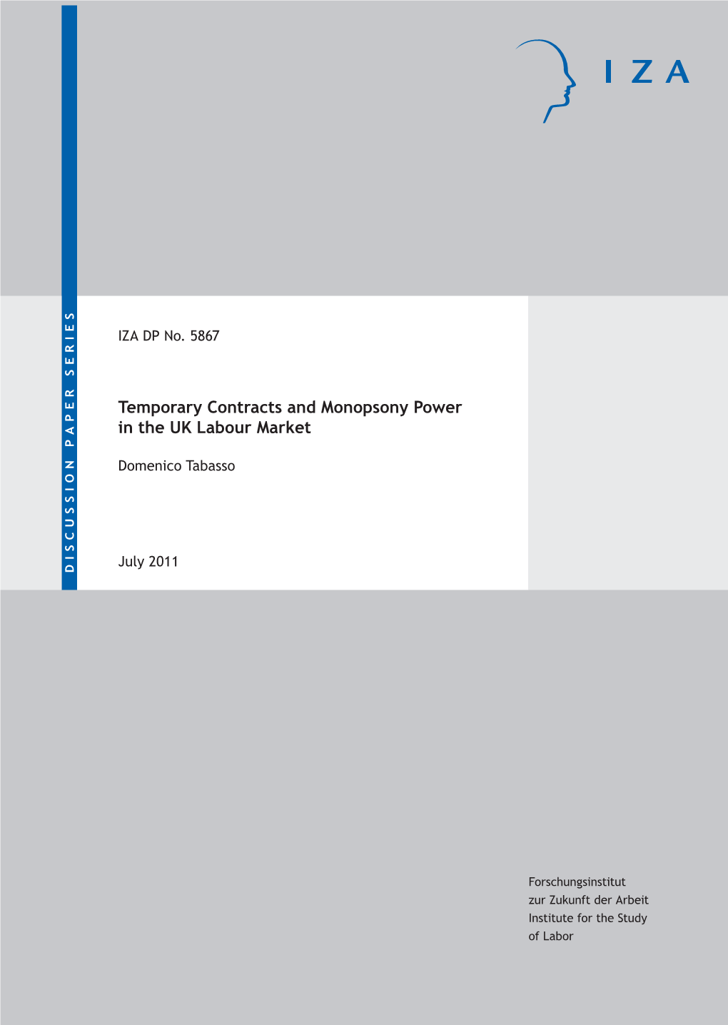 Temporary Contracts and Monopsony Power in the UK Labour Market