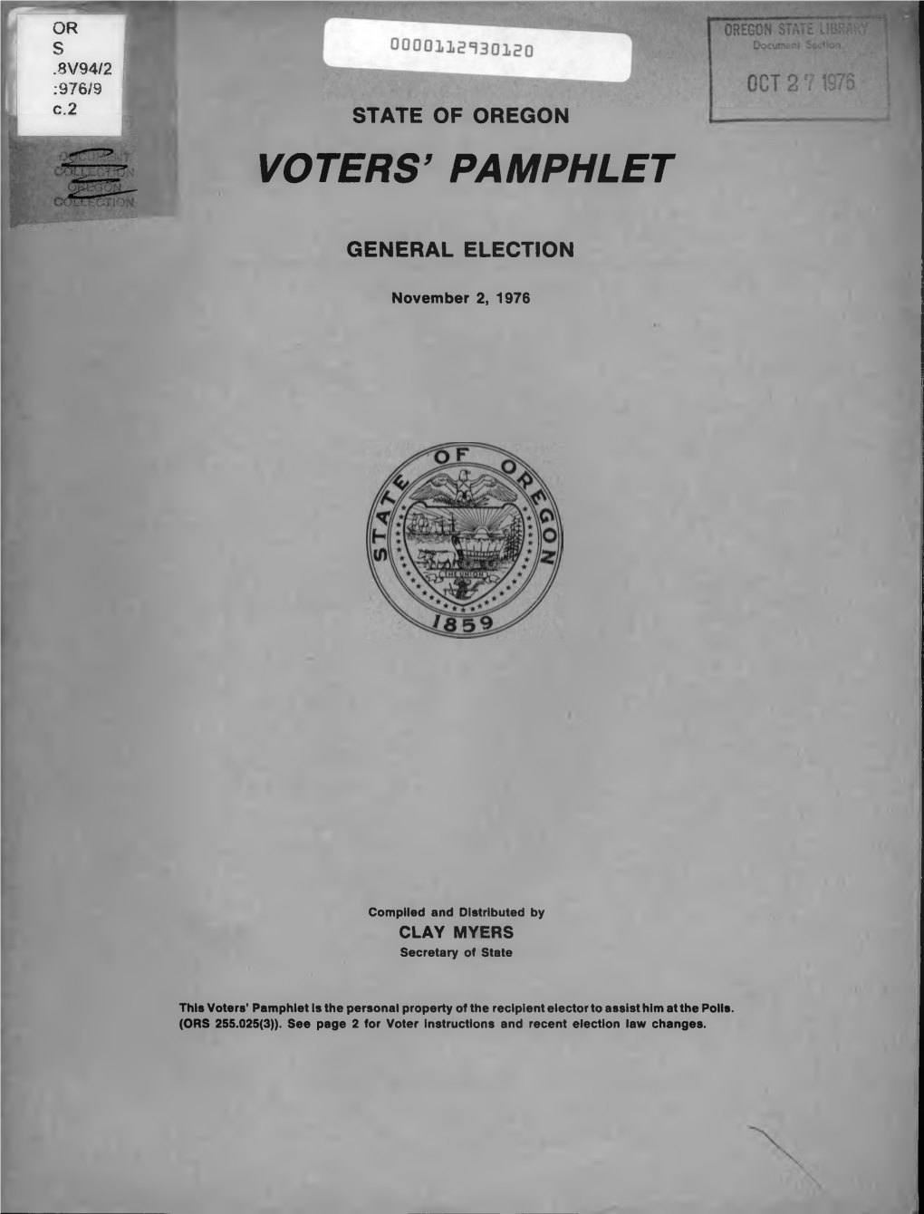 Voters' Pamphlet