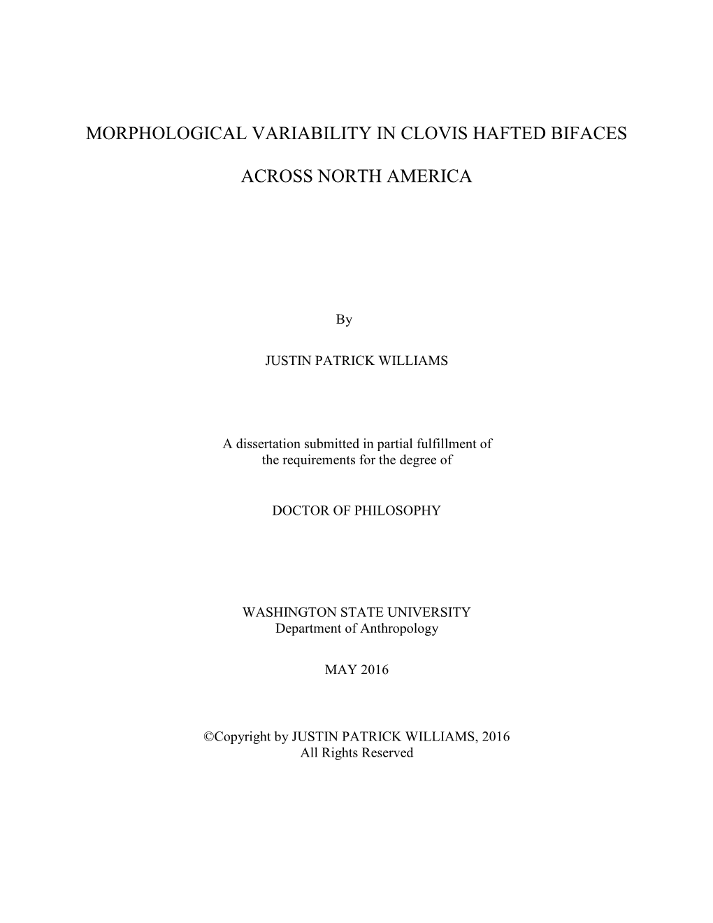 Morphological Variability in Clovis Hafted Bifaces