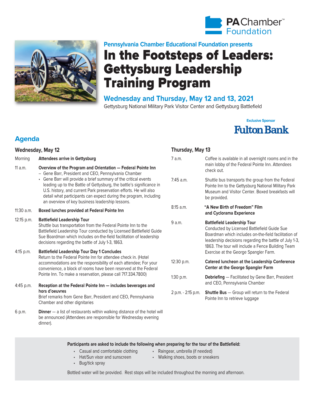 In the Footsteps of Leaders: Gettysburg Leadership