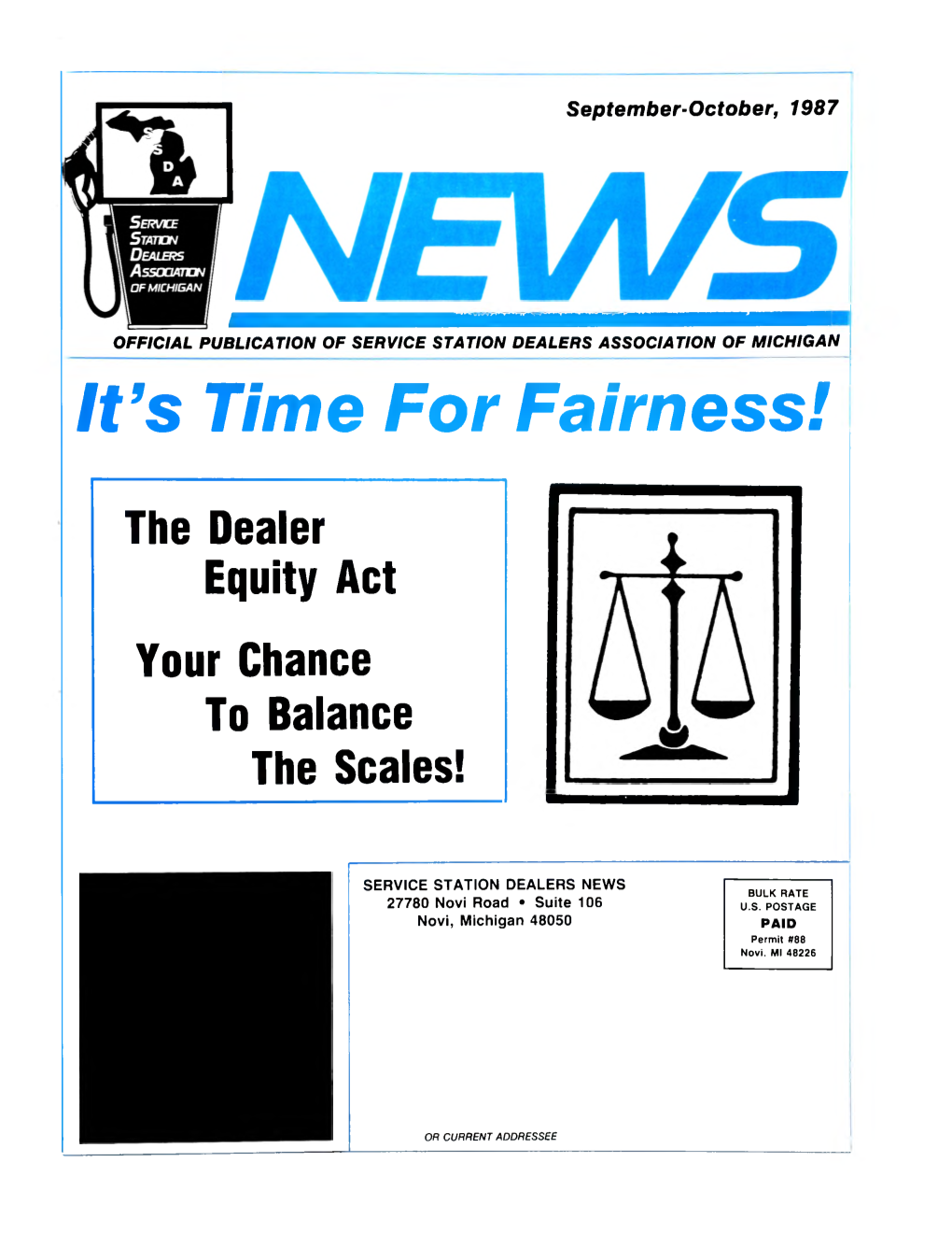 SERVICE STATION DEALERS ASSOCIATION of MICHIGAN It’S Time for Fairness!