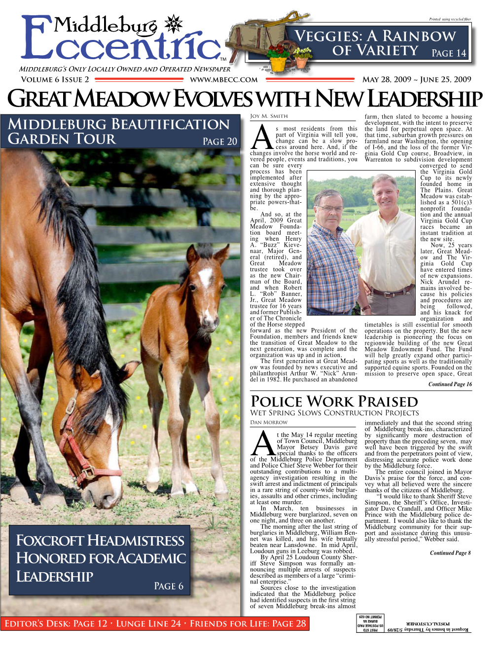 Great Meadow Evolves with New Leadership Joy M