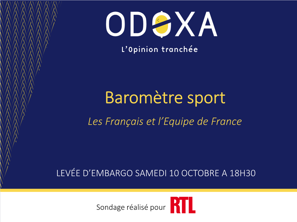 Odoxa-Barometre-Sport-RTL-Equipe-De-France.Pdf