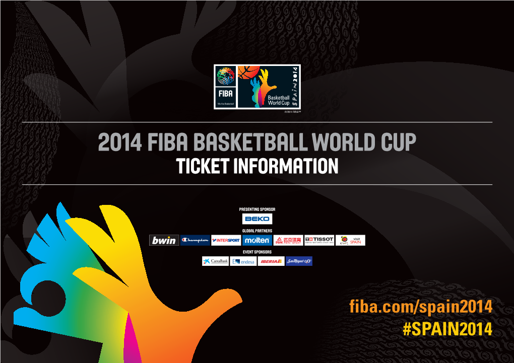 2014 Fiba Basketball World Cup Ticket Information