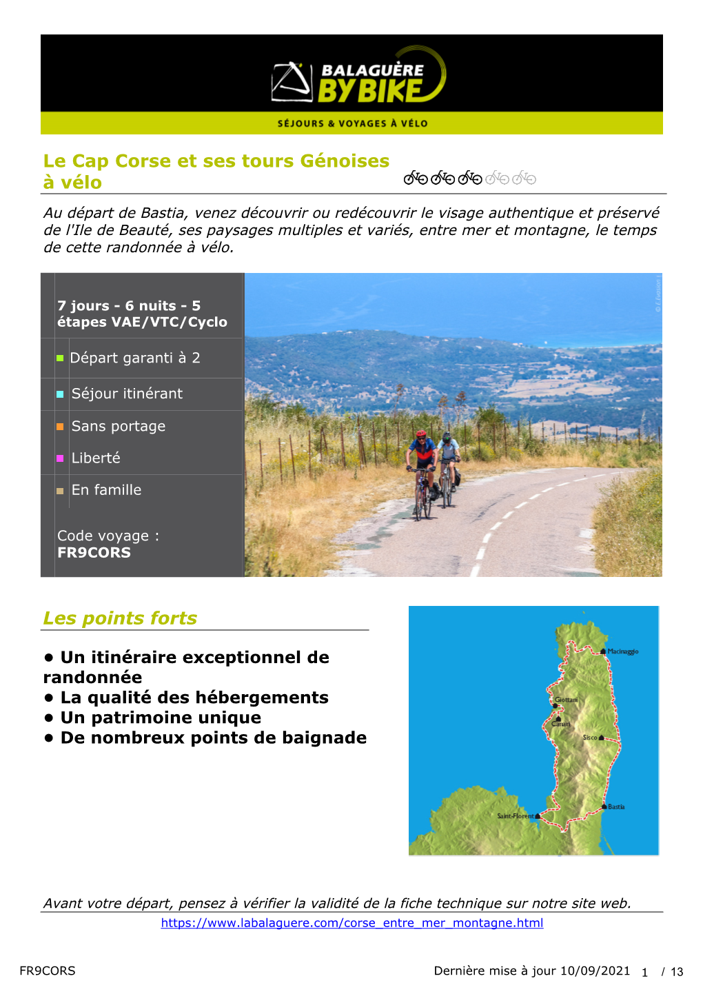 Le Cap Corse Et Ses Tours Génoises À Vélo Les Points Forts