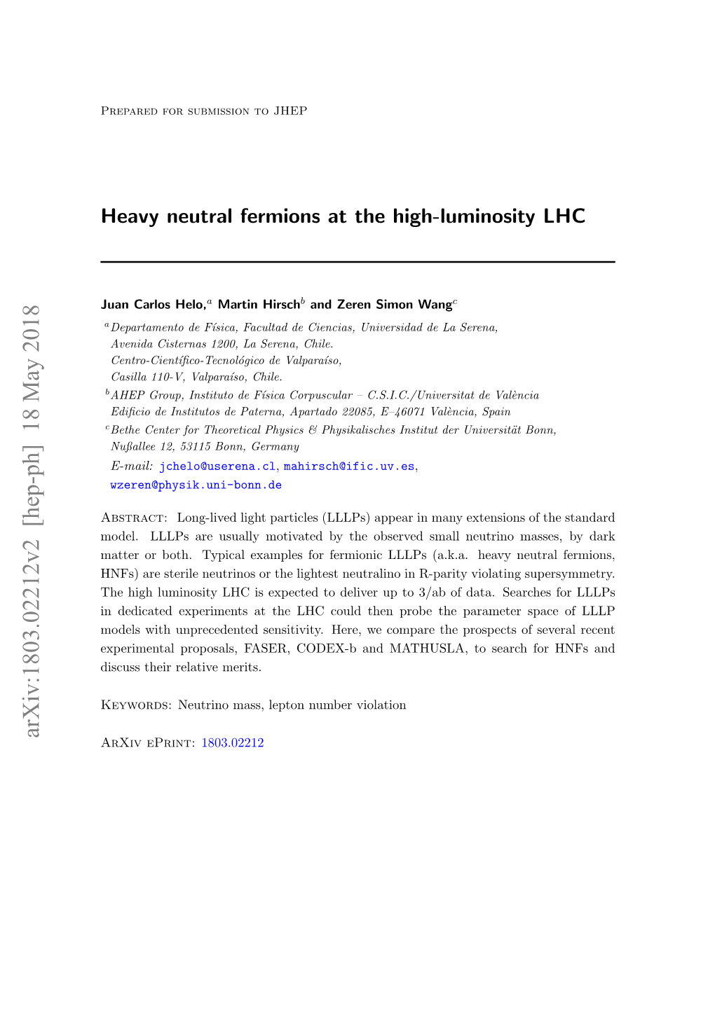 Heavy Neutral Fermions at the High-Luminosity LHC