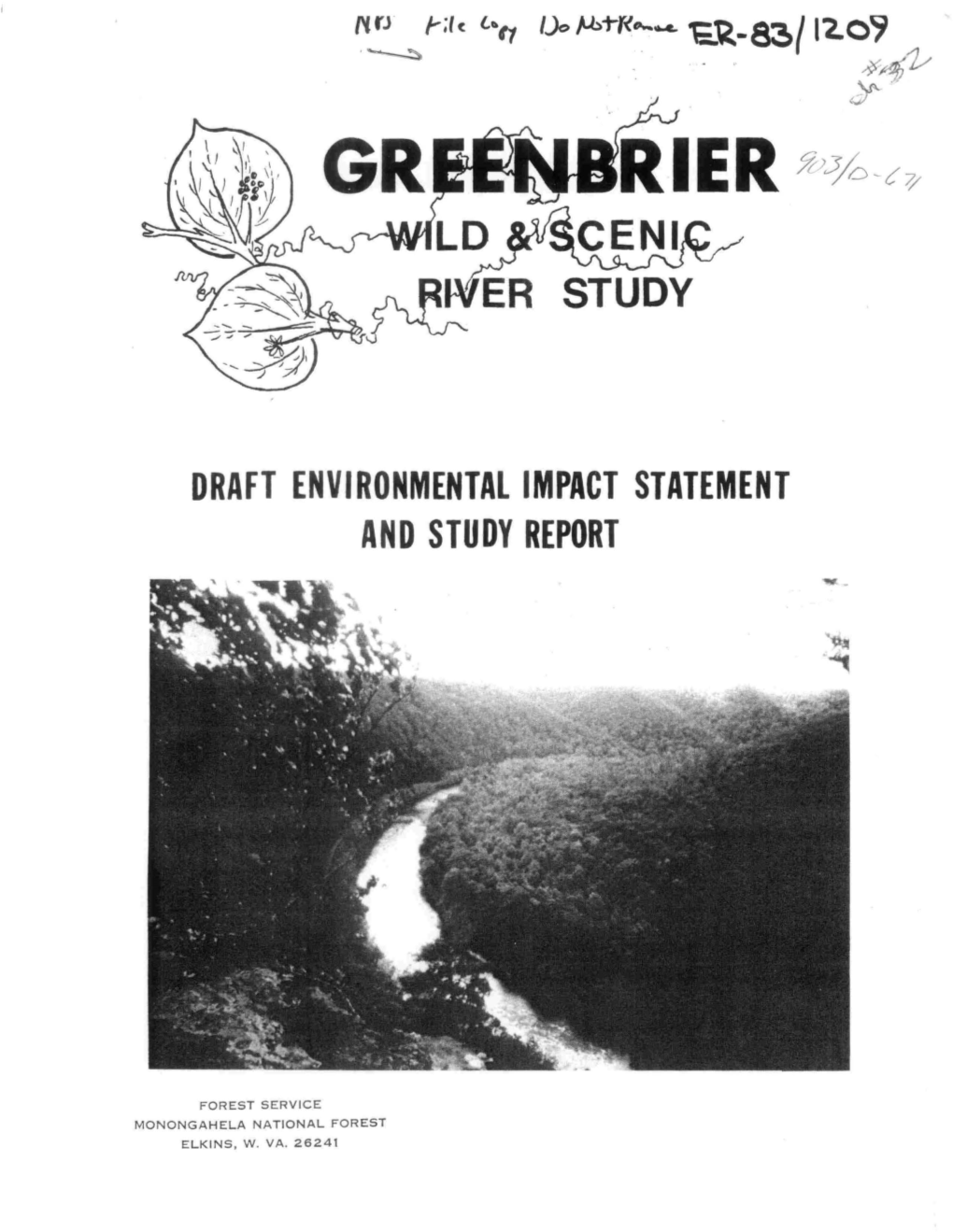 Draft Environmental Impact Statement and Study Report