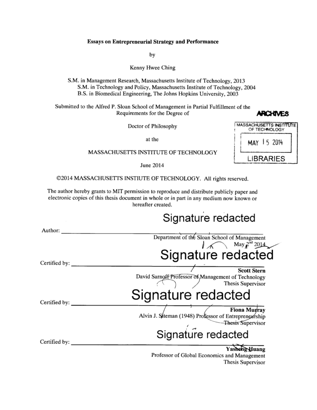 Signature Redacted