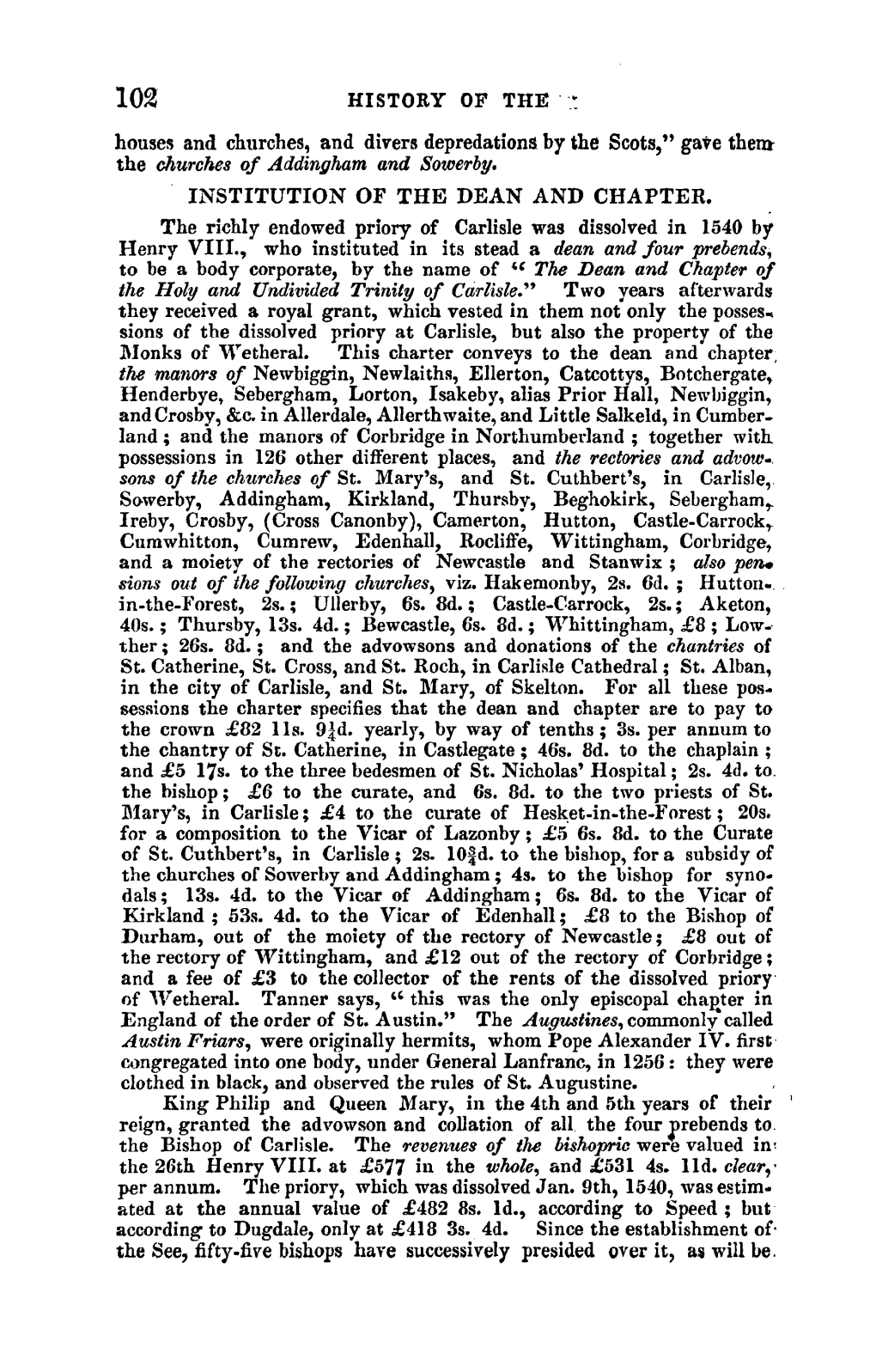 Houses and Churches, and Divers Depredations by the Scots,