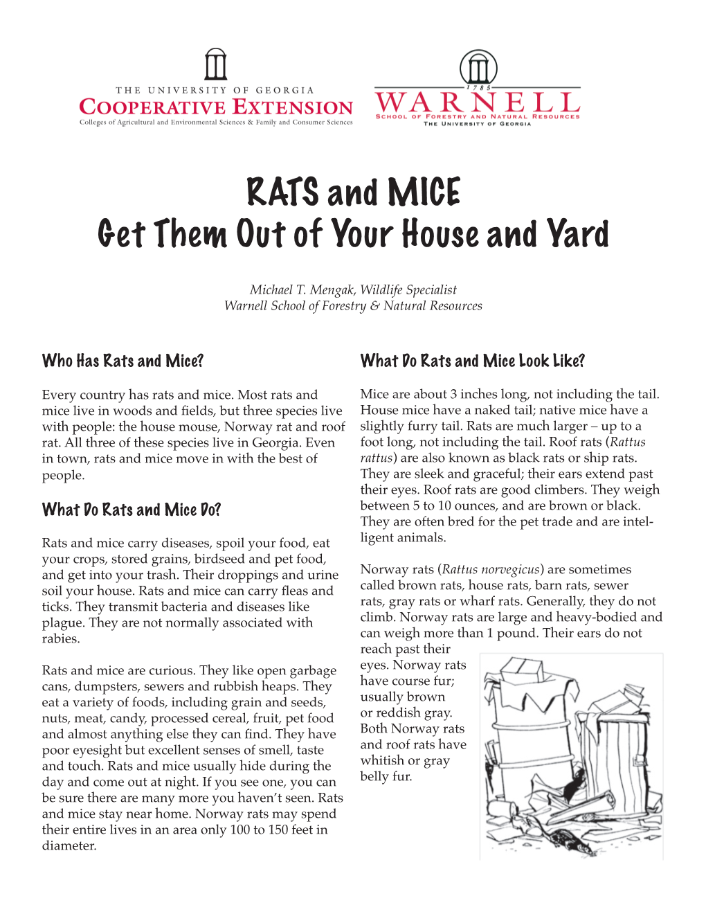 Rats and Mice: Get Them out of Your House and Yard