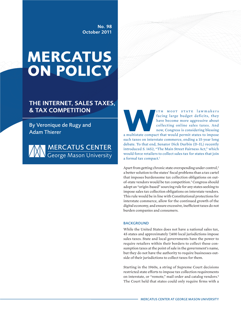 Mercatus on Policy