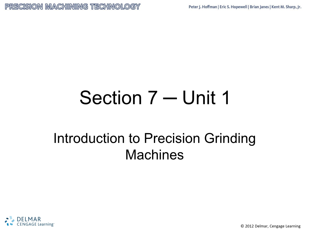 Section 7 Unit 1