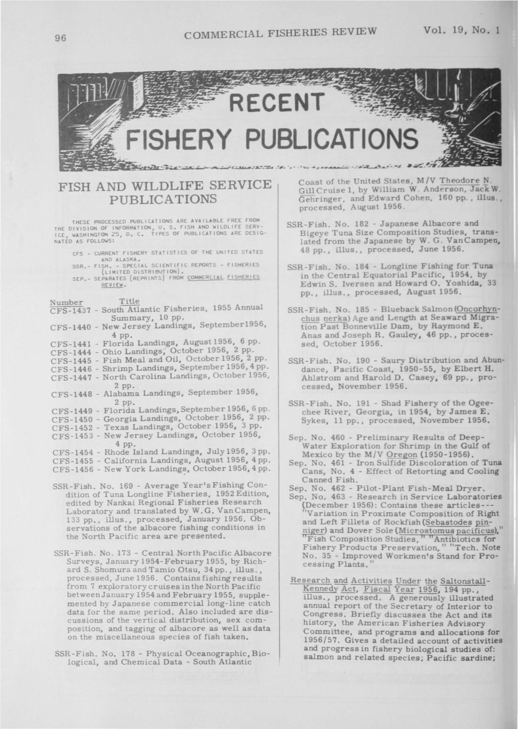 Fishery Publications