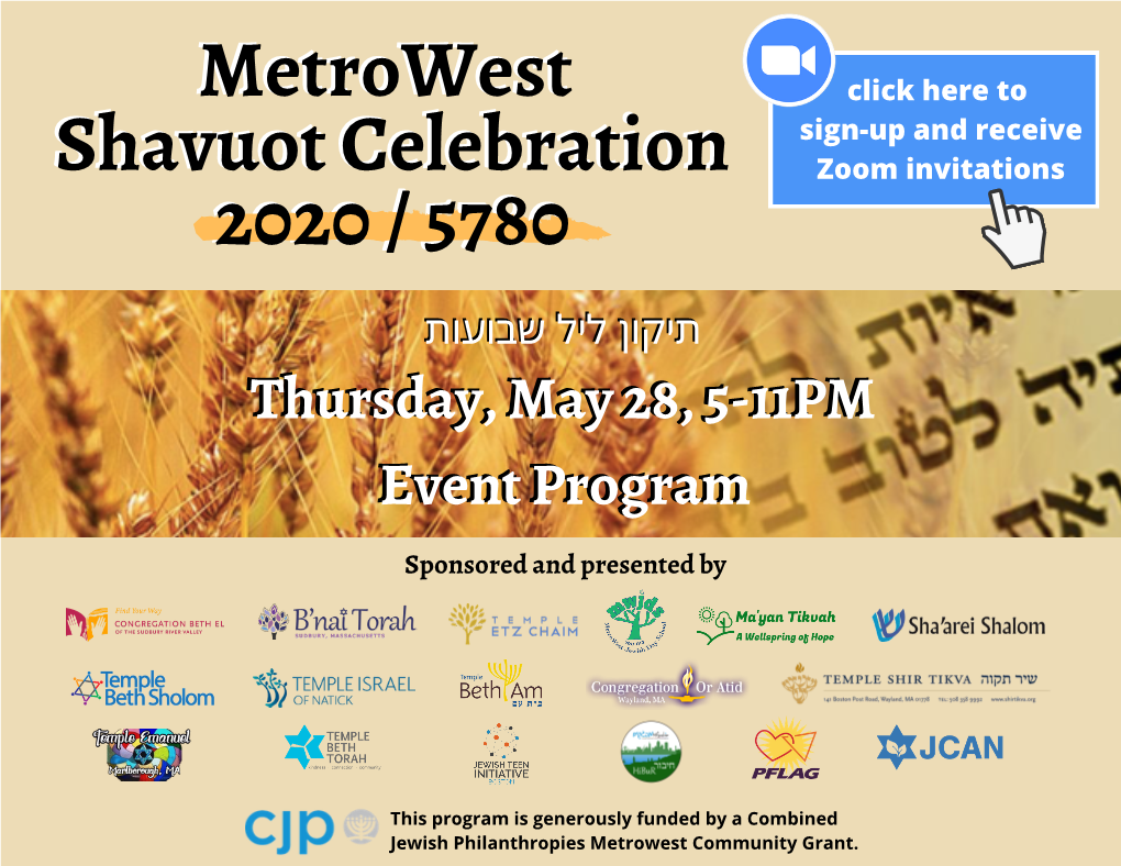 Shavuot Program