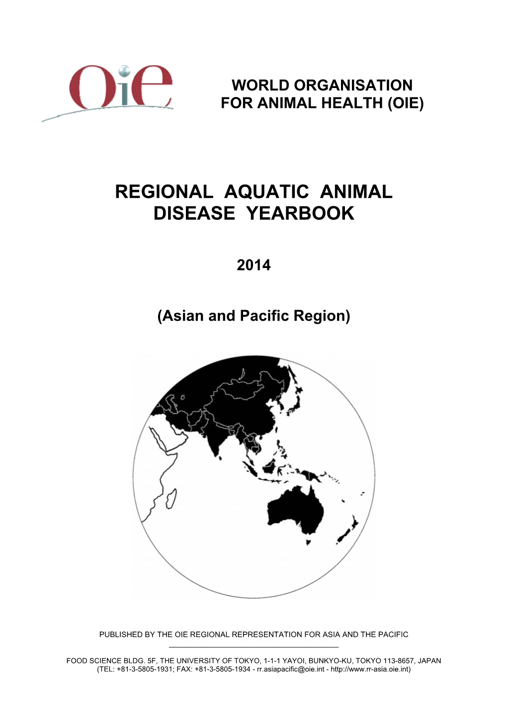 Regional Aquatic Animal Disease Yearbook