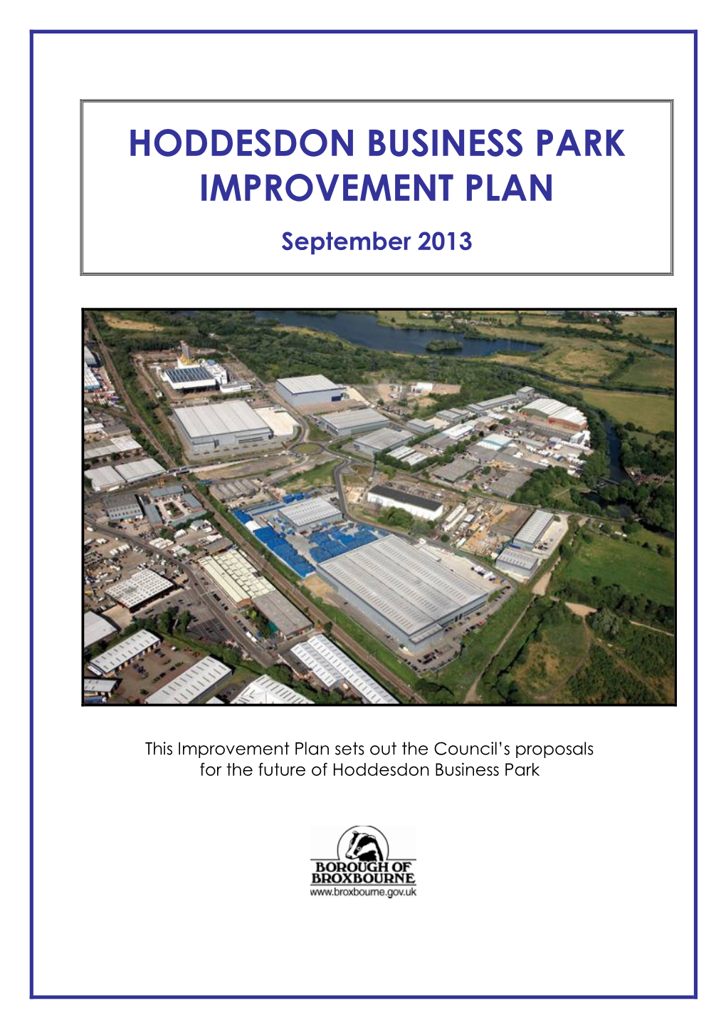 Hoddesdon Business Park Improvement Plan