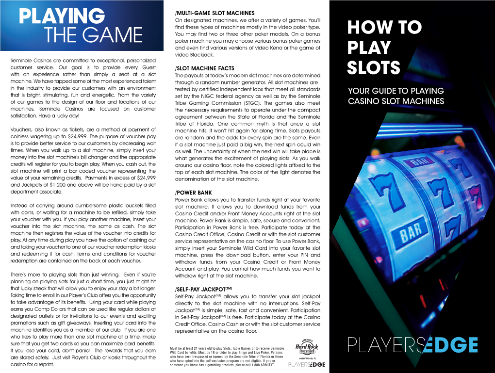 Guide to Playing Casino Slot Machines