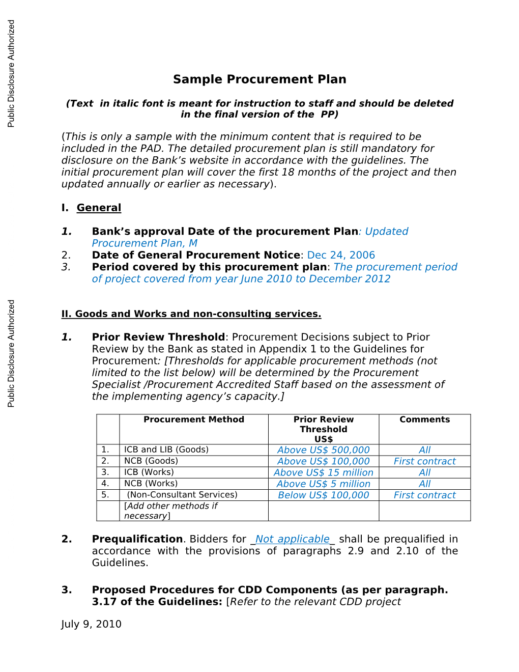 World Bank Document