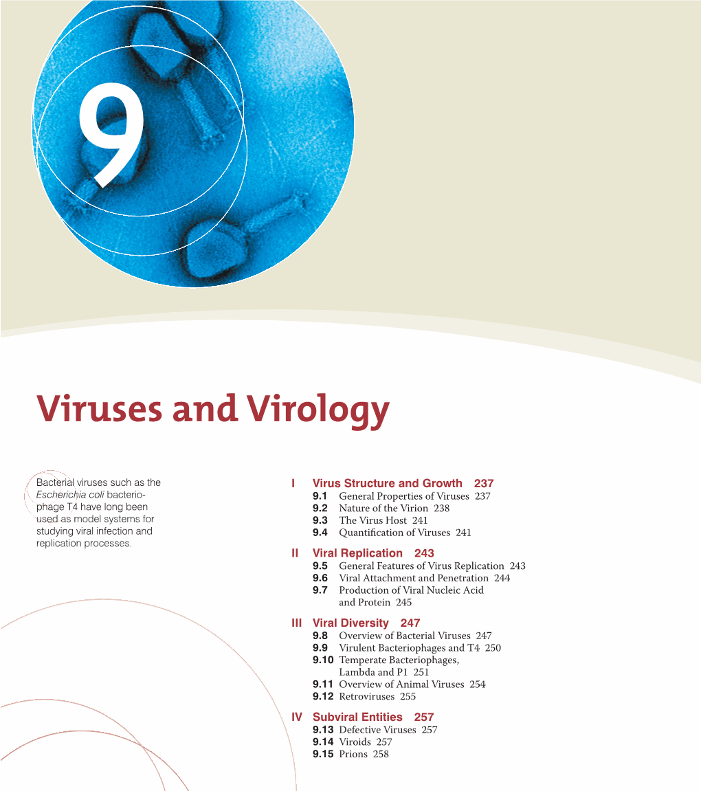 Viruses and Virology