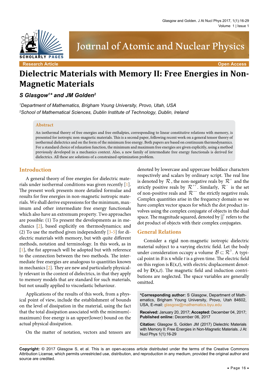 Dielectric Materials with Memory II
