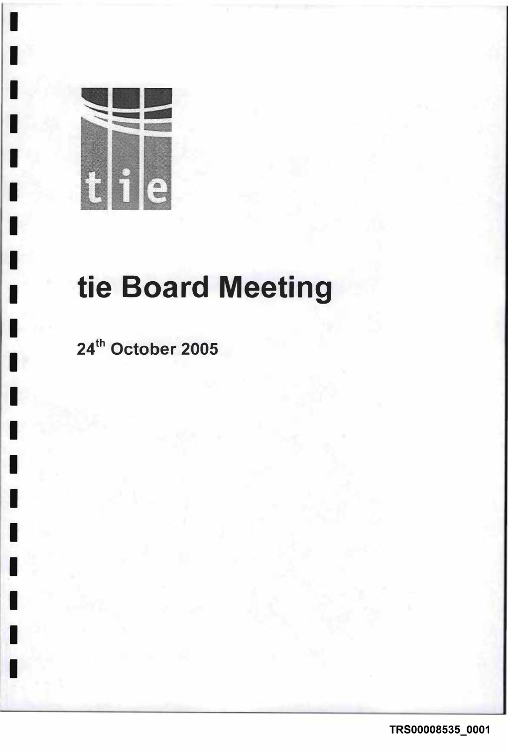 Edinburgh @ 11.00 Hrs - 13.00 Hrs on Monday 24Th October 2005 I Item Agenda Item No